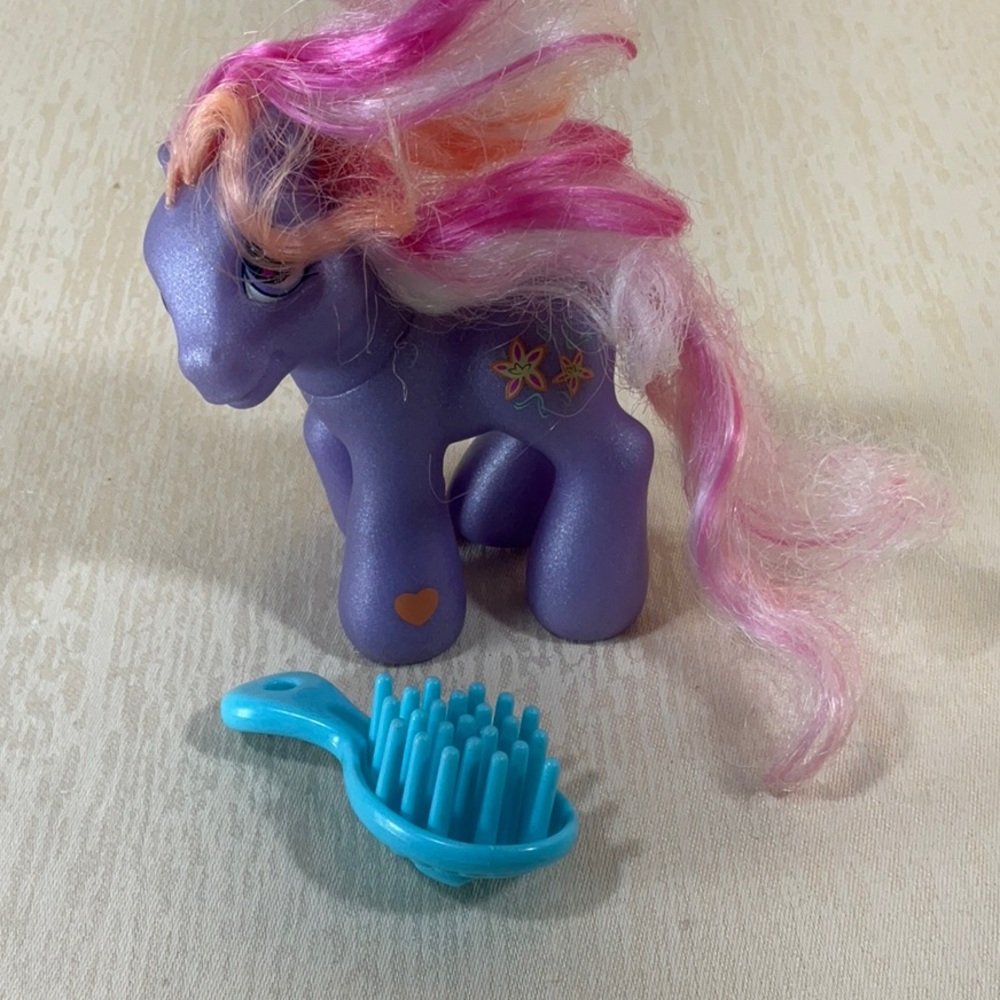 My Little Pony Baby Romperooni G3 MLP Hasbro Purple Pink 2002